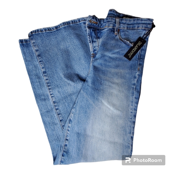 Blanknyc Wide Leg jeans size 26 button fly blue  nwt - Picture 9 of 9